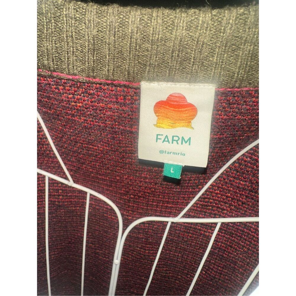Beautiful  Farm Rio Full of Hearts Midi Cardigan Good condition - Picture 8 of 16